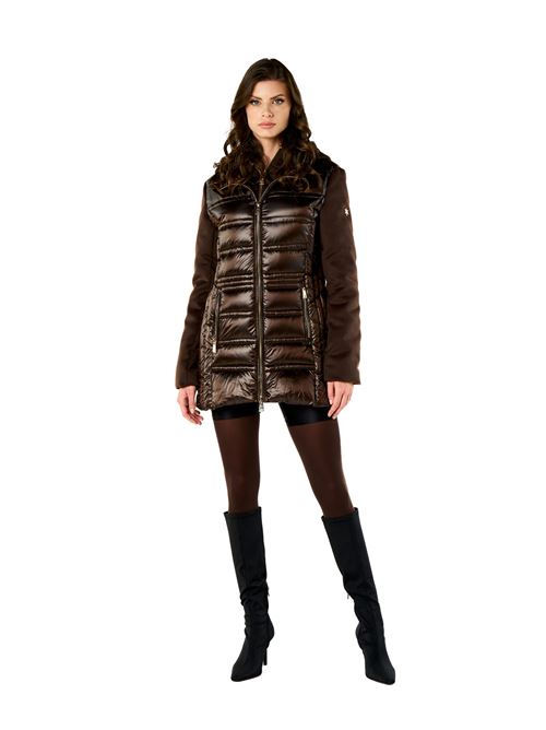 cappotto No Secrets | 243NS028CIOCCOLATO
